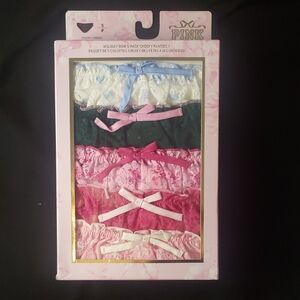 PINK Victoria's Secret Small Lace Bow Panties Multi-Pack